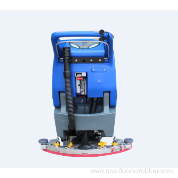 Easy operated small manual floor scrubber dryer,scrubber drier